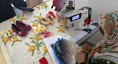 Urfa’da üreten kadınlar aile ekonomilerine katkıda bulunuyor