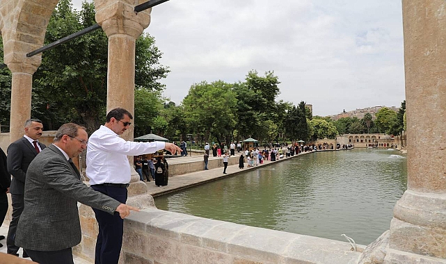 Balıklıgöl’de inşaatı devam eden kemerlerde son durum!