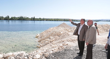 Baskan Beyazgül Birecik'te sürdürülen çalışmaları inceledi 