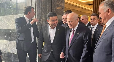 Başkan Özyavuz, Devlet Bahçeli ile bir araya geldi