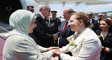 Cumhurbaşkanı Erdoğan KKTC'de