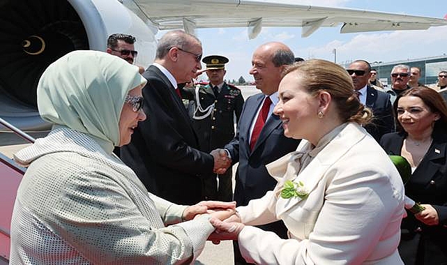 Cumhurbaşkanı Erdoğan KKTC'de