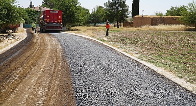 Haliliye Belediyesi’nden kırsalda asfalt çalışması