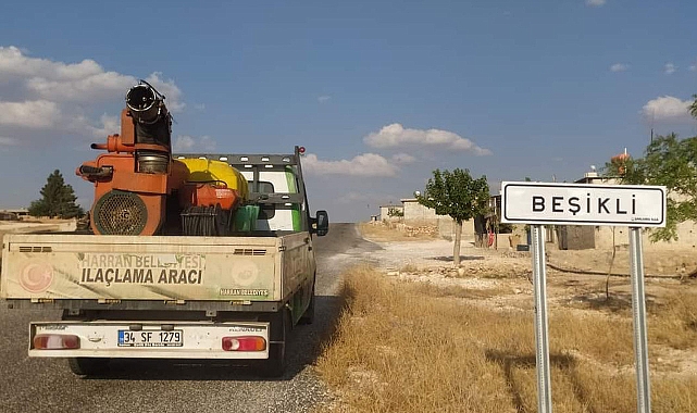 Harran’da haşereyle mücadele devam ediyor