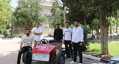 Harran Üniversitesi öğrencileri yerli ve milli araç geliştirdi