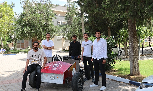 Harran Üniversitesi öğrencileri yerli ve milli araç geliştirdi