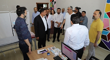 İl Sağlık Müdürü Solmaz, Harran'da sağlık tesislerini ziyaret etti