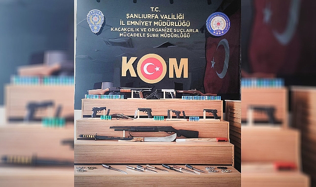 Şanlıurfa’da silah operasyonu! 11 gözaltı