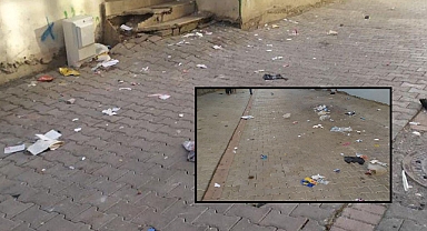 Siverek bayrama çöp içinde giriyor!