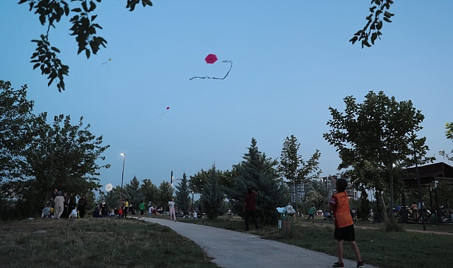 Uçurtma şenliği renkli görüntülere sahne oldu