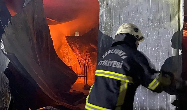 Urfa’da bağ evinde yangın!