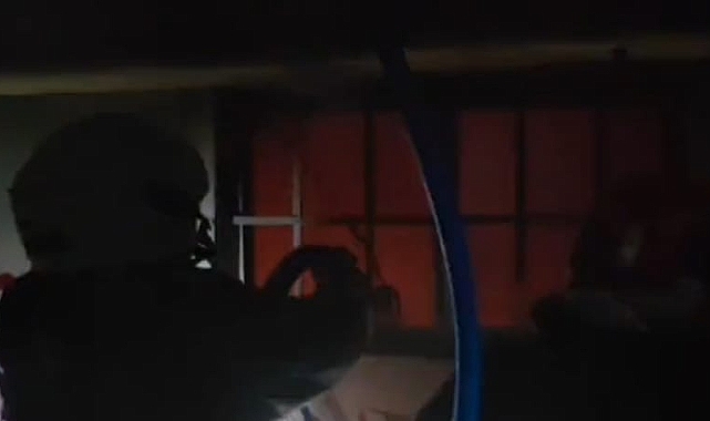 Urfa'da bir evin bodrum katında yangın çıktı