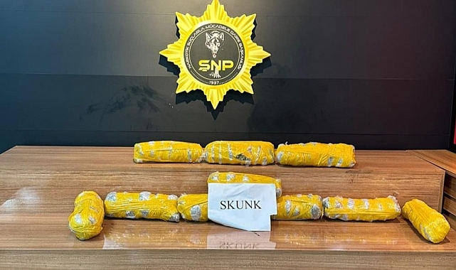 Urfa'da durdurulan bir araçta paketler halinde ele geçirildi