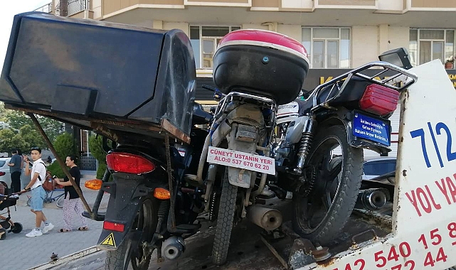 Urfa’nın ilçesinde motosiklet denetimi!