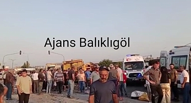 Urfa'ya gelen otobüs kaza yaptı! Ölü ve yaralılar var