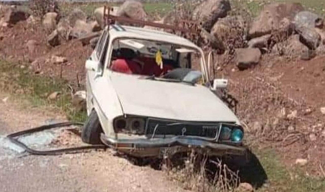 Viranşehir'de kontrolden çıkan araç şarampole girdi