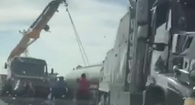 Yine o yol, yine kaza! Şarampole devrildi 