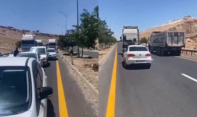 Akaryakıt zammına tepki gösteren sürücüler de yol kapattı