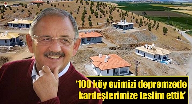 Bakan Özhaseki: 37 bin 129 köy evimizin yapımına başladık