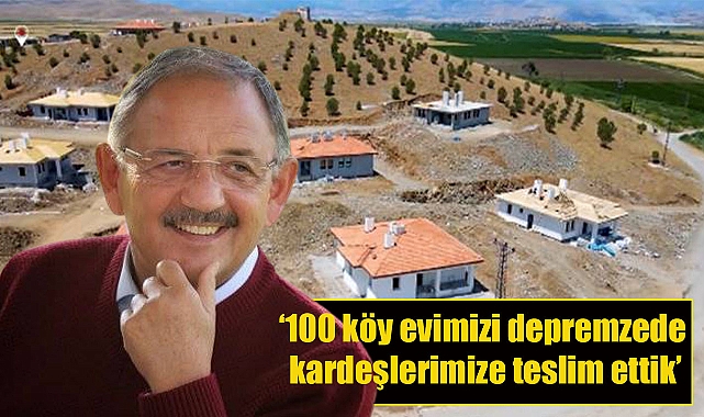 Bakan Özhaseki: 37 bin 129 köy evimizin yapımına başladık