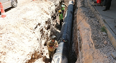  Büyükşehir’den Viranşehir’e içme suyu hattı 