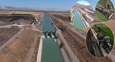 Depremlerden etkilenen illerde tarım alanları tekrar suyla buluşturuluyor