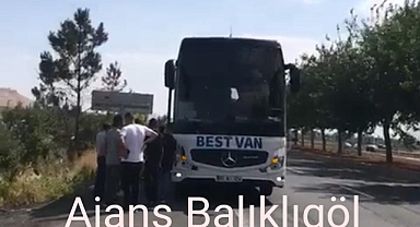 Hilvan karayolunda feci kaza! Yolcu otobüsü yayayı ezdi