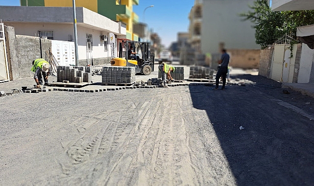 Hürriyet Mahallesi’nde cadde ve sokaklar yenileniyor 