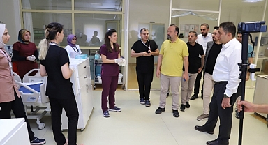 Sağlık Müdürü Solmaz, mesaiye Siverek Devlet Hastanesi'nde başladı