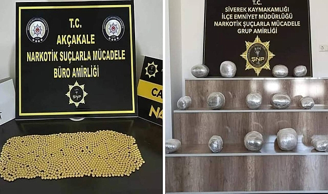 Şanlıurfa’da uyuşturucu operasyonu! 