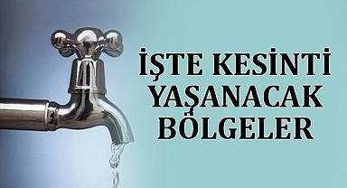 Urfa'nın Karaköprü ilçesinde birçok mahallede sular kesilecek!
