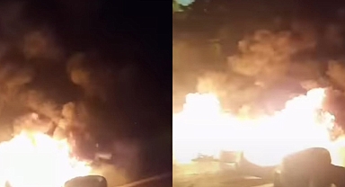 Siverek'te lastik yakıp yol kapattılar