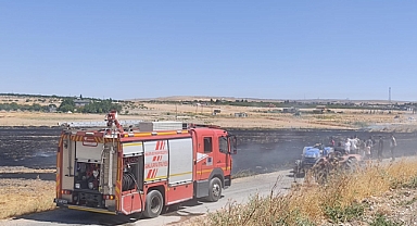 Urfa'da anız yangını sonrası gerginlik!