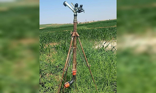 Urfa’da hırsızların yeni hedefi tarladaki sulama sistemleri