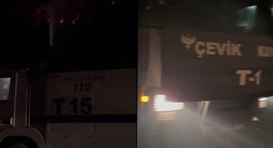 Urfa Emniyeti TOMA'larıyla orman yangınlarına müdahale ediyor