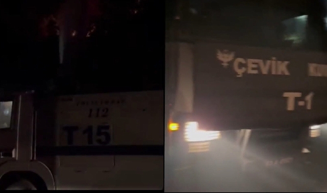 Urfa Emniyeti TOMA'larıyla orman yangınlarına müdahale ediyor