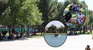 Urfalılar bayramın son günü mesire alanlarına akın etti