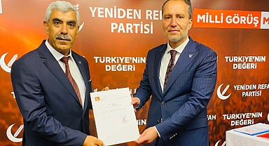 Yeniden Refah Partisi Şanlıurfa İl Başkanı Yetimoğlu mazbatayı aldı
