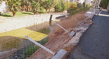 Akpiyar Deresi alarm veriyor! Çocuklarımız düşebilir