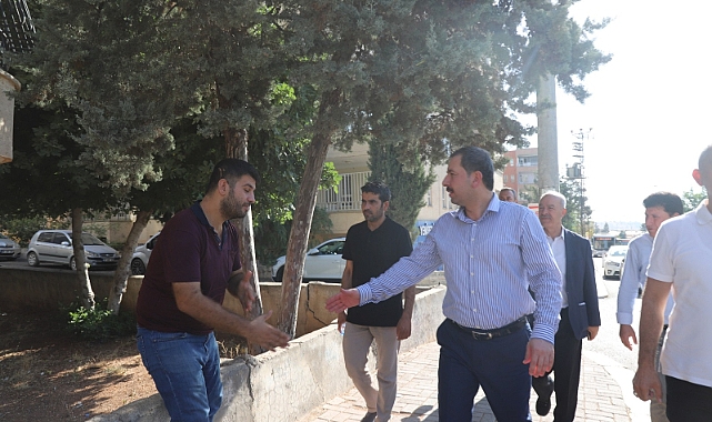 Başkan Baydilli saha gezilerini sürdürüyor 