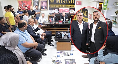 Başkan Beyazgül'den Başkan Batur'a ziyaret