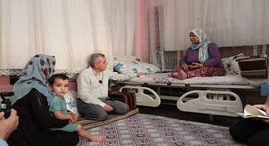 Başkan Beyazgül’den ev ziyaretleri