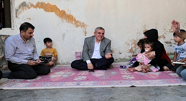 Başkan Beyazgül’den hafta sonu ev ziyaretleri