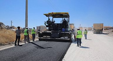 Batıkent mahallesinde yollar yenileniyor