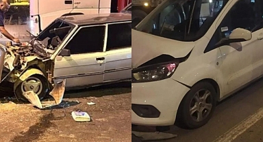 Hilvan'da feci kaza! 3 araç karıştı