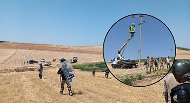 Kaçak trafo sahipleri Dicle elektrik ekiplerine taşlarla saldırdı