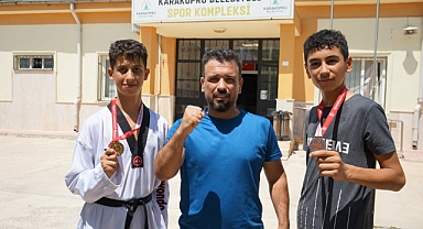 Karaköprü’de spor kurslarında şampiyonlar yetişiyor