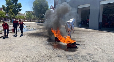 Şanlıurfa'da geleceğin itfaiyecileri yetişiyor 