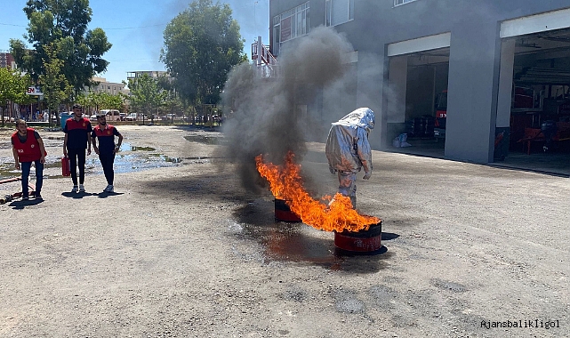 Şanlıurfa'da geleceğin itfaiyecileri yetişiyor