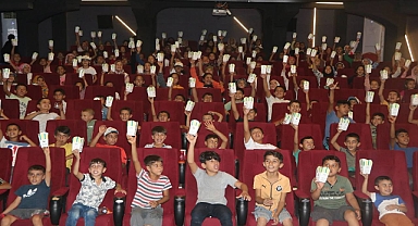 Şanlıurfalı çocuklar dijital sinemayı çok sevdi